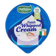 Irish Freshly Whipped Cream 350ml Clonbawn